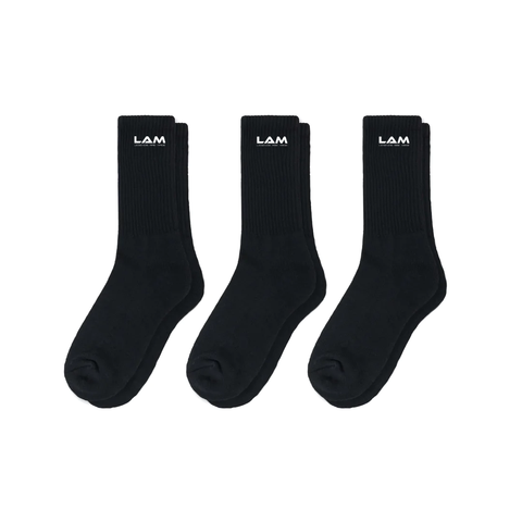 3 Pair LAM French Terry socks