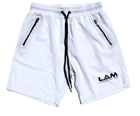 LAM Performance shorts (White)